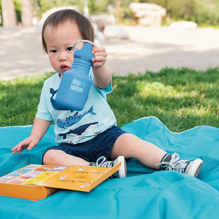 Klean Kanteen Kids Sippy Cup 335ml - Pool Party Blue - Image 3