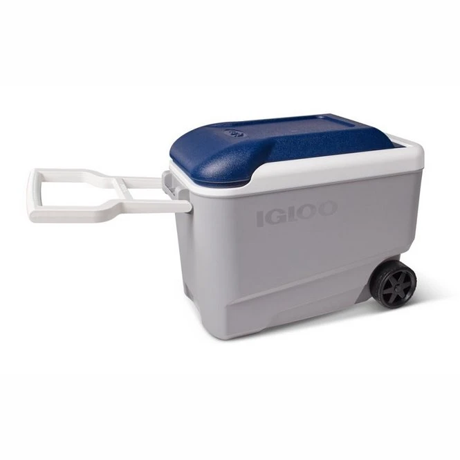 Igloo Maxcold 40 Roller Cool Box - Grey / Blue - Image 6