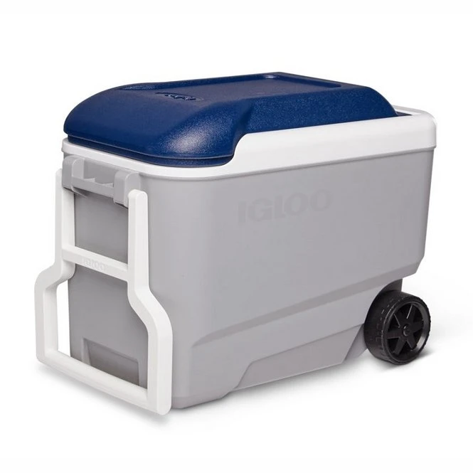 Igloo Maxcold 40 Roller Cool Box - Grey / Blue - Image 7