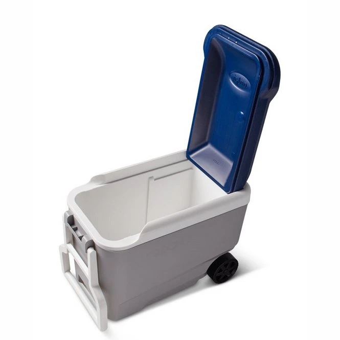 Igloo Maxcold 40 Roller Cool Box - Grey / Blue - Image 10