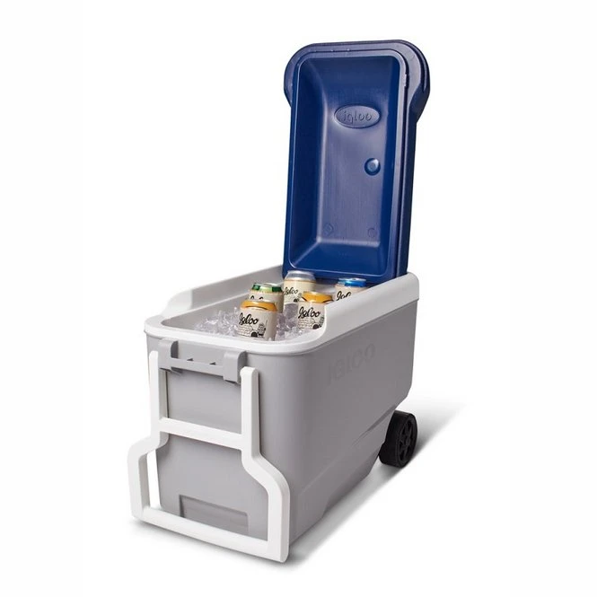 Igloo Maxcold 40 Roller Cool Box - Grey / Blue - Image 12