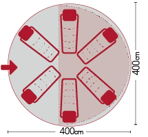 Quest Signature 4m Classic Bell Tent - Image 3