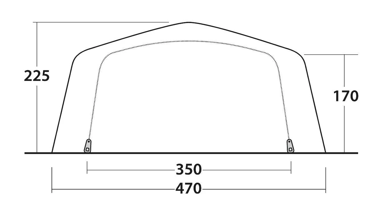 Outwell Knoxville 7SA Air Tent 2022 - Image 5