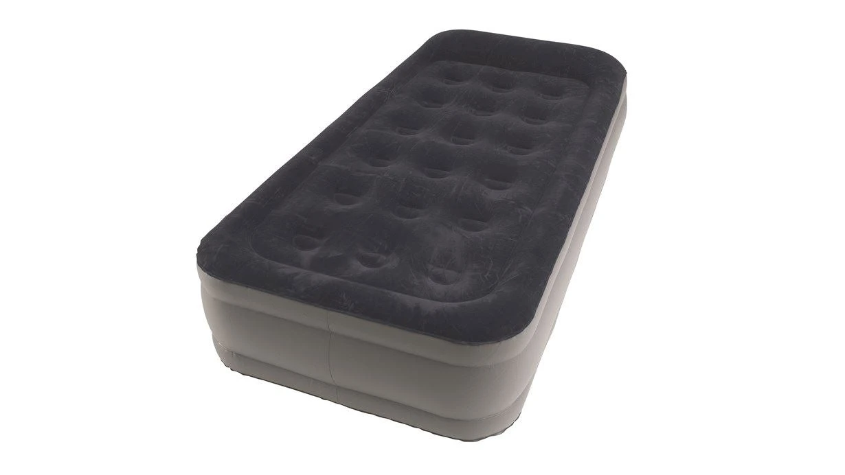 Outwell Flock Superior Single Air Bed With Built In Pump