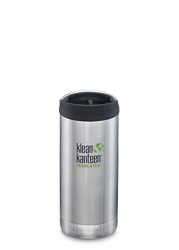 Klean Kanteen Insulated TK Wide With Café Cap 355ml - Brushed Steel