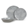 Kampa Marble 12 Piece Melamine Dinner Set