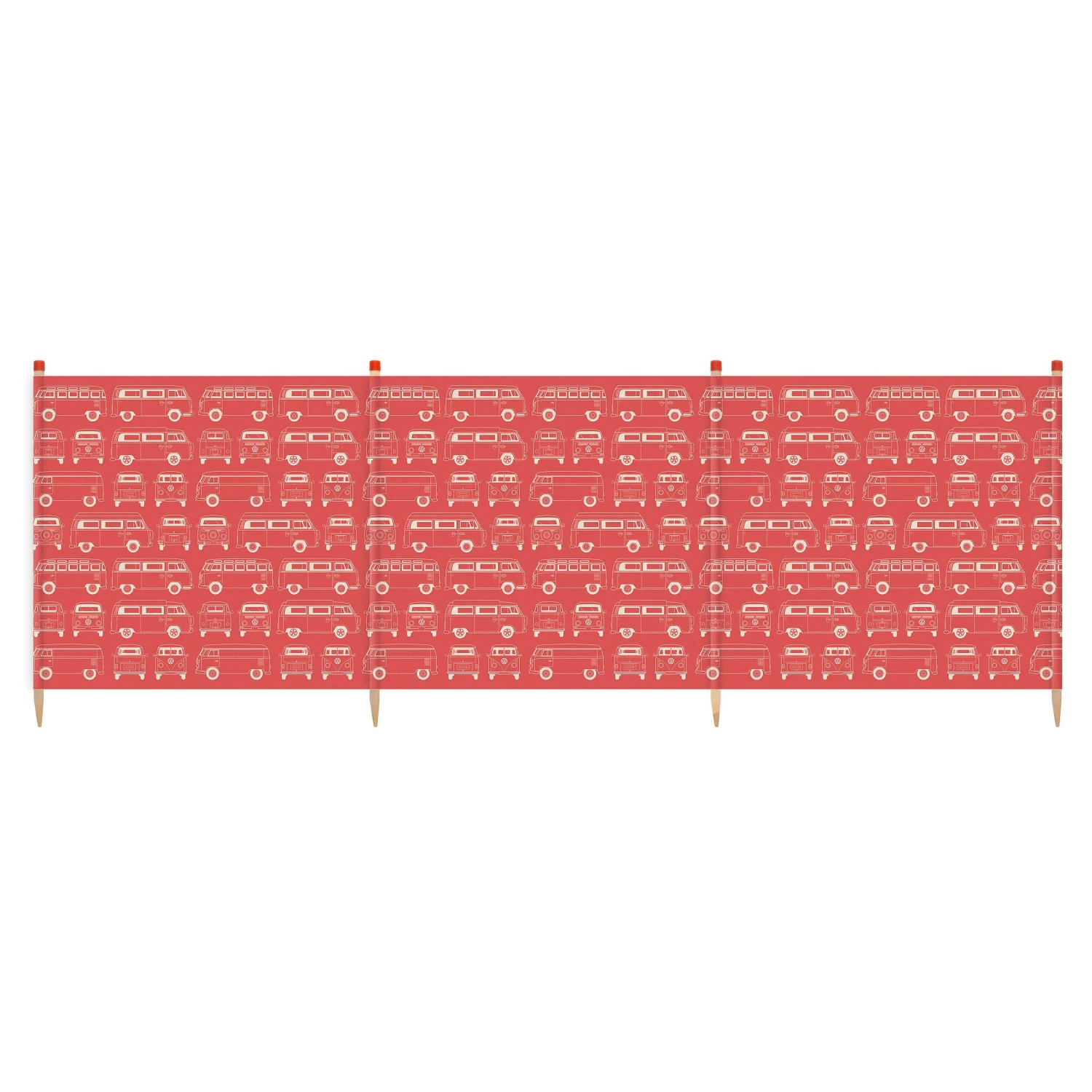 VW Yello 4 Pole Windbreak (RED)
