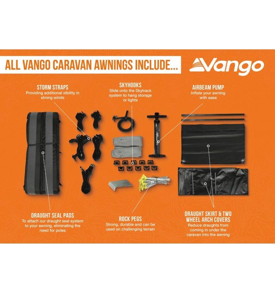 Vango Balletto 330 Air Awning Elements Shield - Image 13