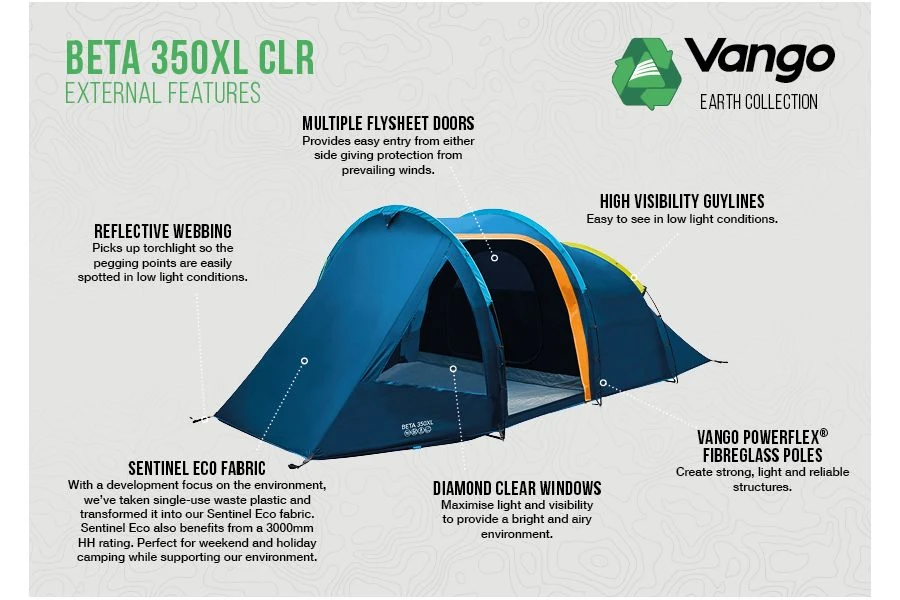 Vango Beta 350XL CLR Tent - Image 3