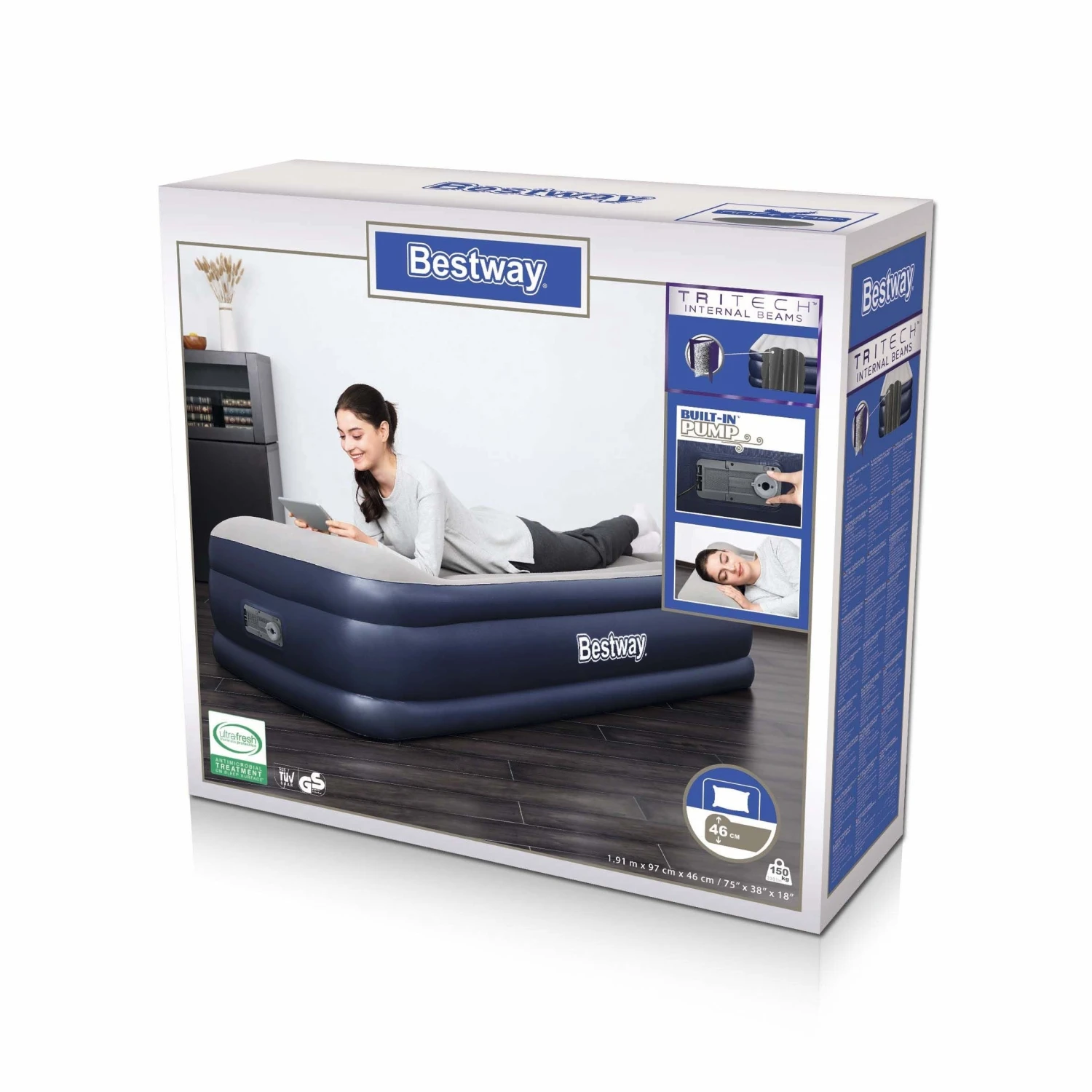 Bestway Tritech Single Airbed - Image 6