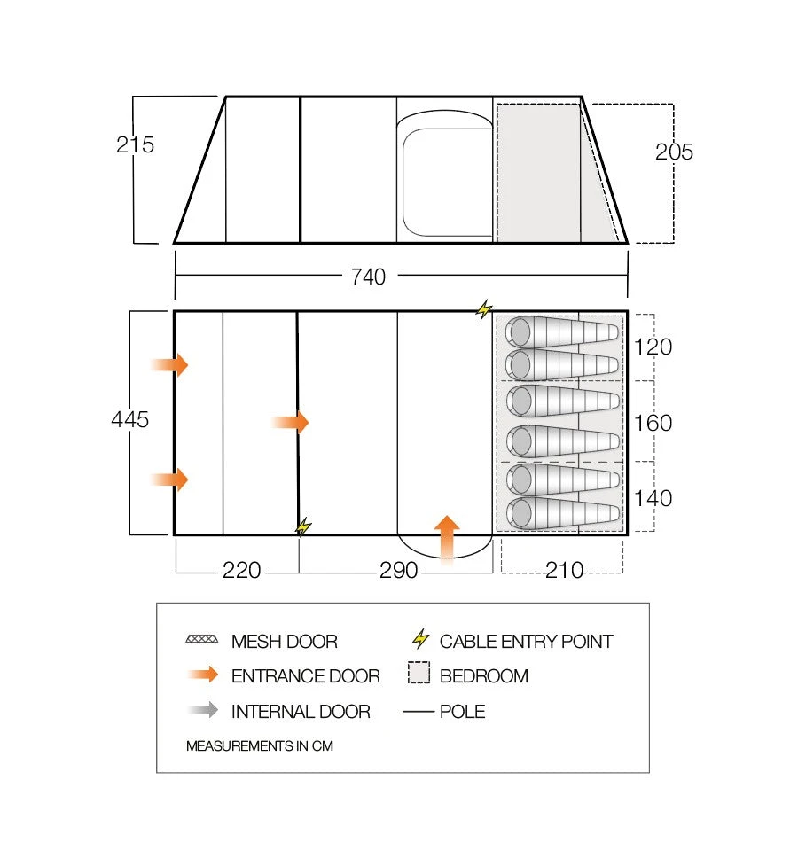 Vango Somerton 650XL Tent Package Deal (2021) - Image 3